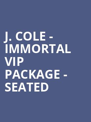 J. Cole - Immortal VIP Package - Seated at O2 Arena